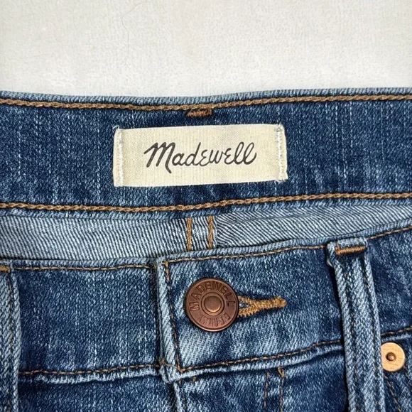 Madewell High Rise Blue Denim Shorts- Size 26 - Picture 5 of 11